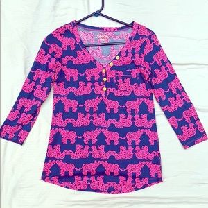 Lilly Pulitzer Elephant Shirt